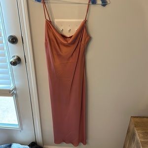 Coral formal dress